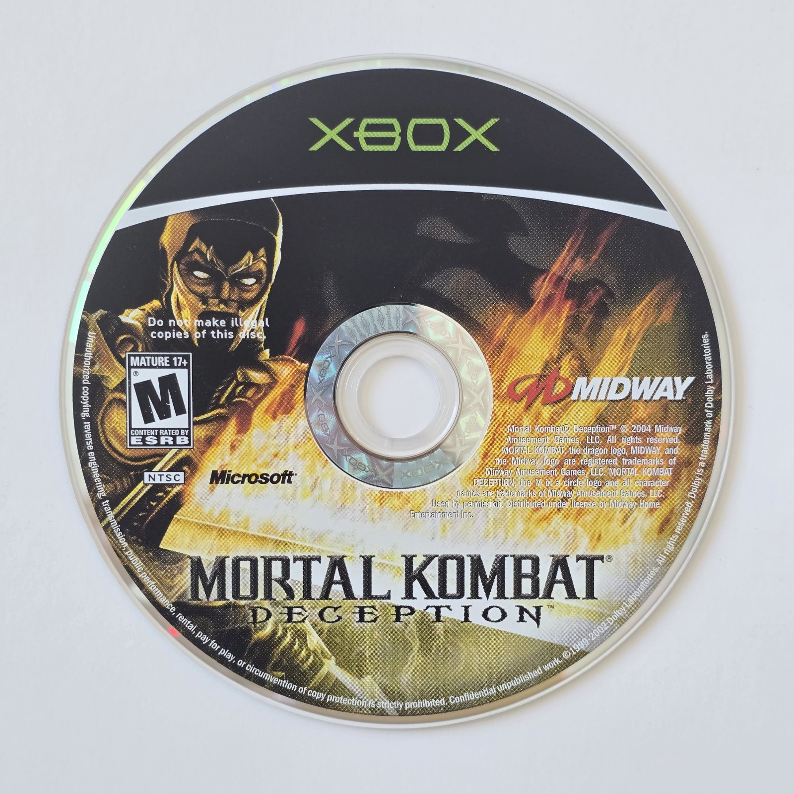 Mortal Kombat: Deception – Scorpion Version (Kollector’s Edition) Microsoft Xbox