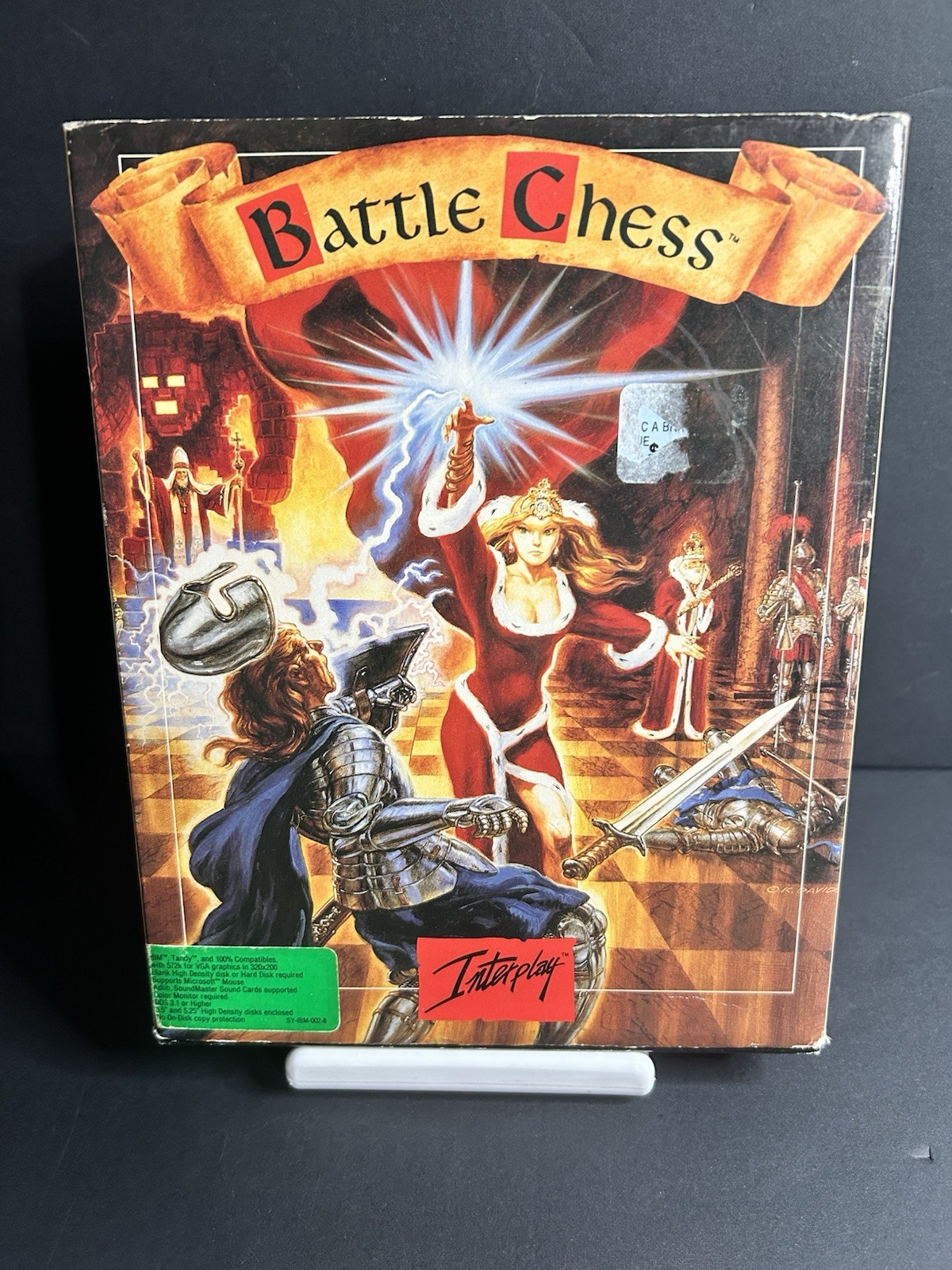 Battle Chess (IBM/Tandy DOS 1988) – Complete Box w/ Manual