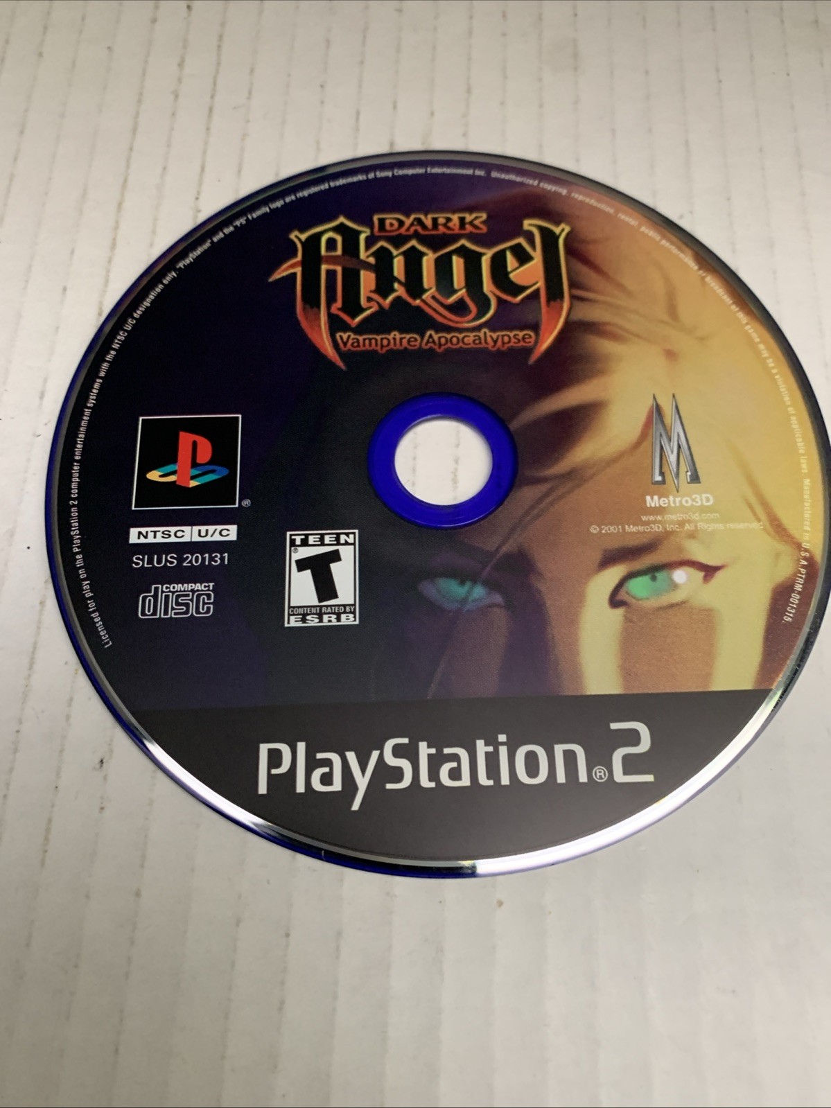 Dark Angel Vampire Apocalypse (PlayStation PS2) Complete Mint Condition See Pics