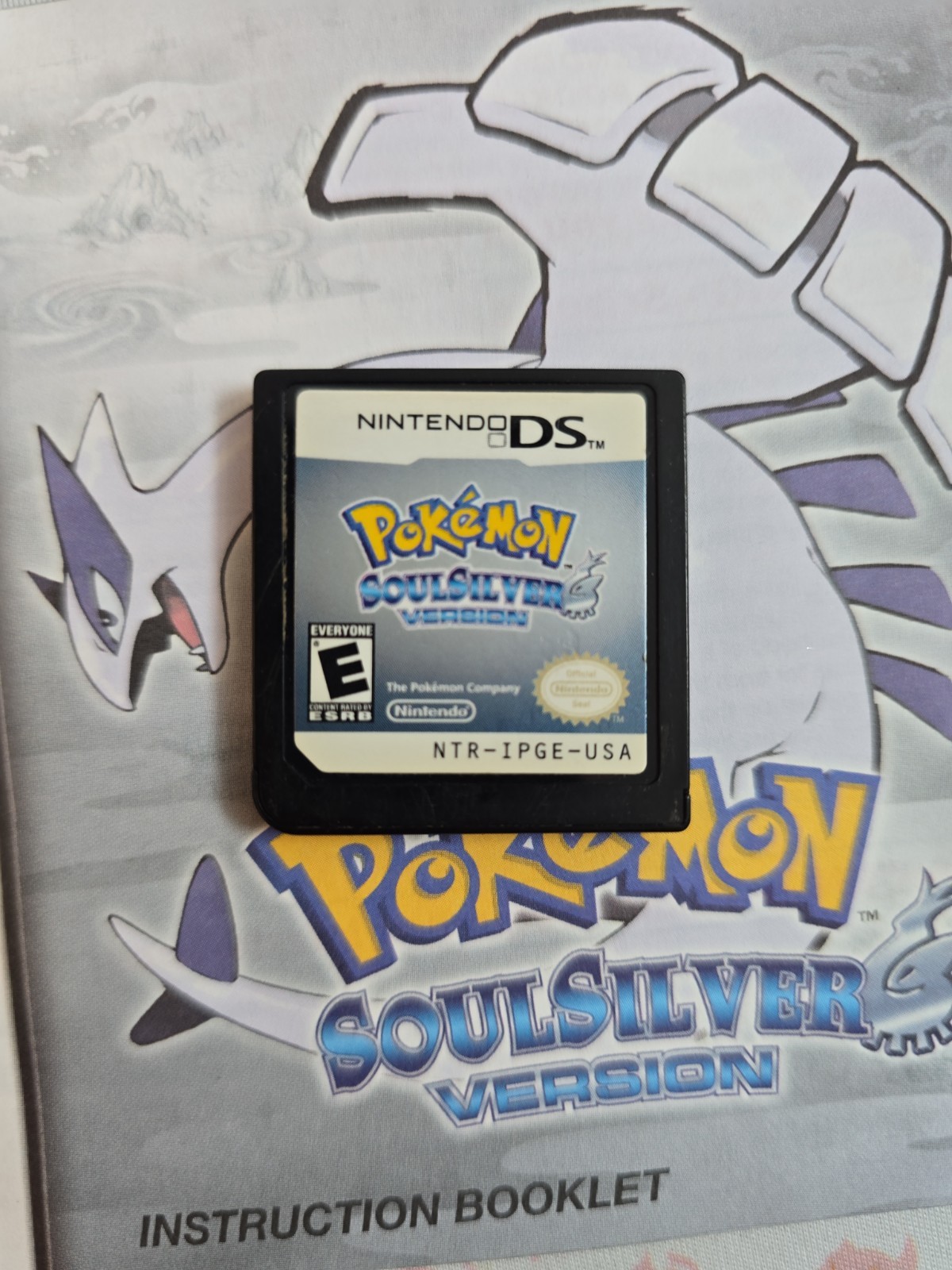 Pokemon SoulSilver CIB + Inserts + Pokewalker (Nintendo DS) Authentic