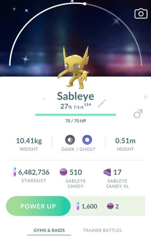 Pokemon Shiny Sableye Registered Or 30 Days Safe & Fast Cheapest!