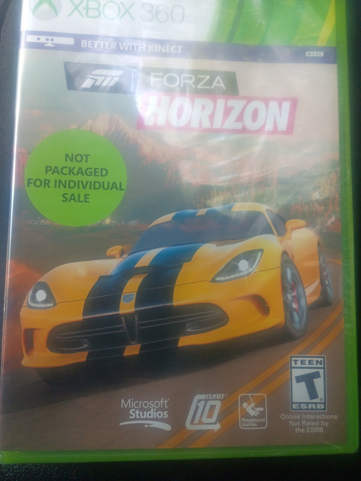 Forza Horizon (Microsoft Xbox 360, 2009) Not For Resale No Manual