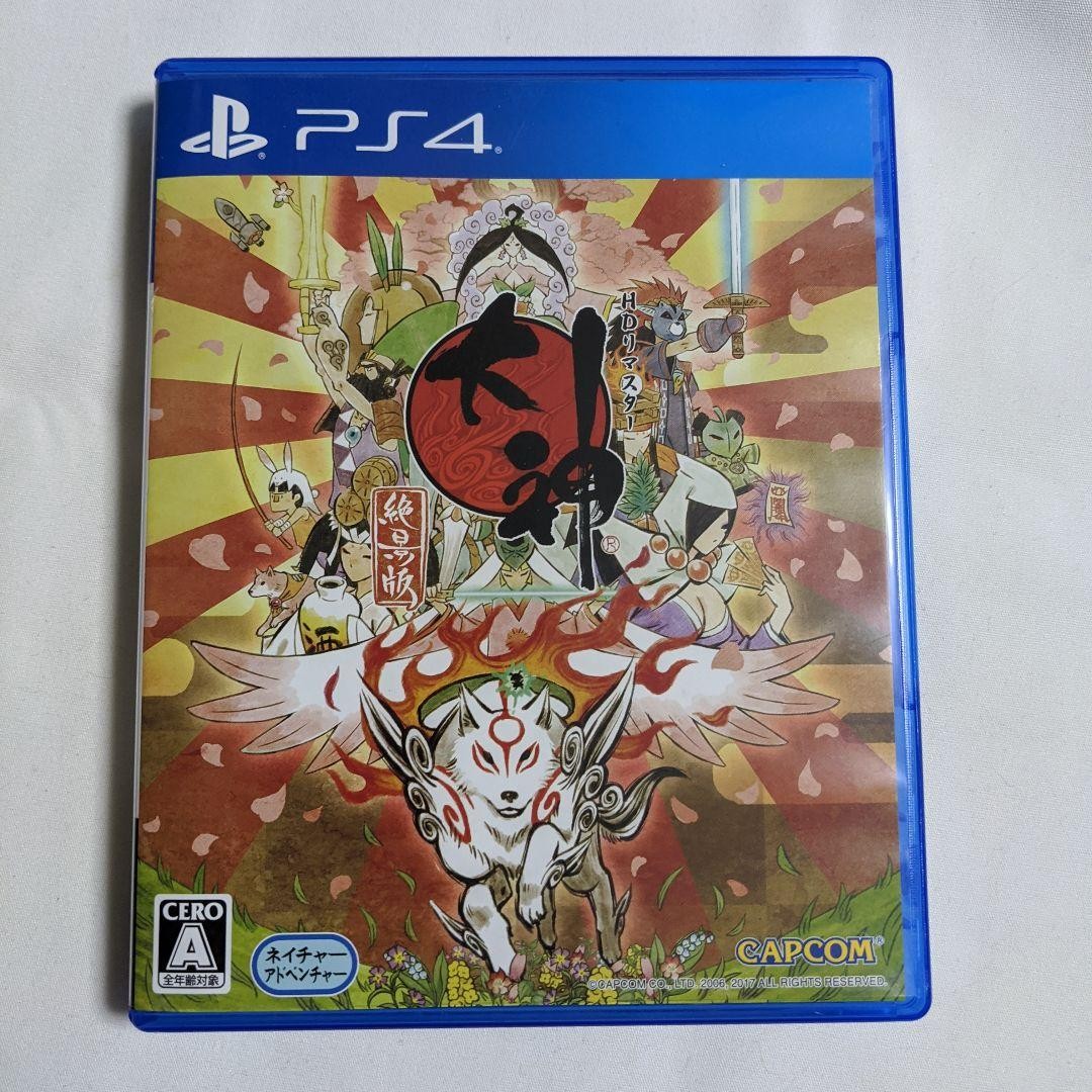 PlayStation 4 PS4 Okami HD Japan Import Capcom Adventure Game w/Box From Japan