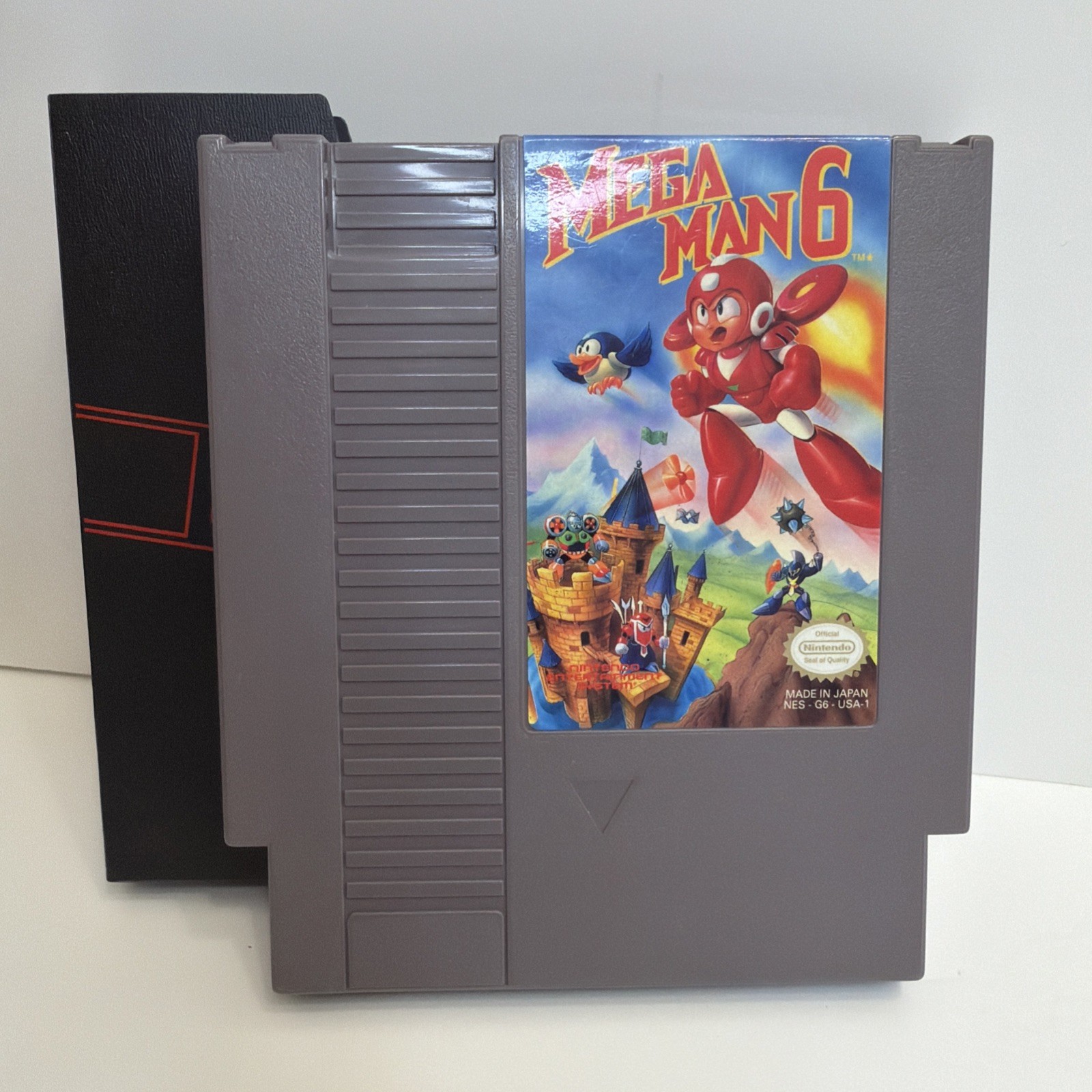 Mega Man 6 Nintendo NES +Dustcover Tested Authentic CLEAN