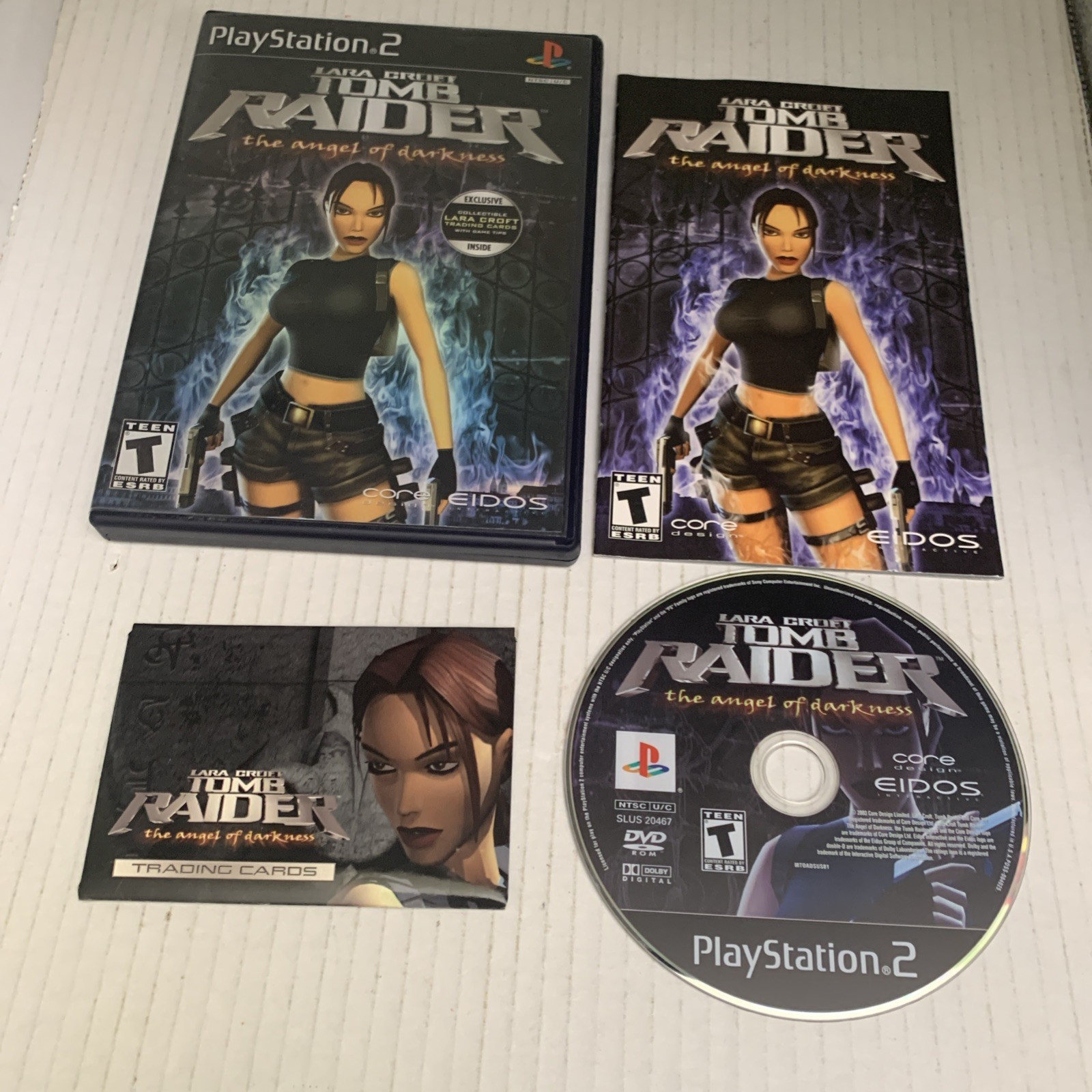 Lara Croft: Tomb Raider The Angel of Darkness Sony PlayStation 2, 2003 Complete