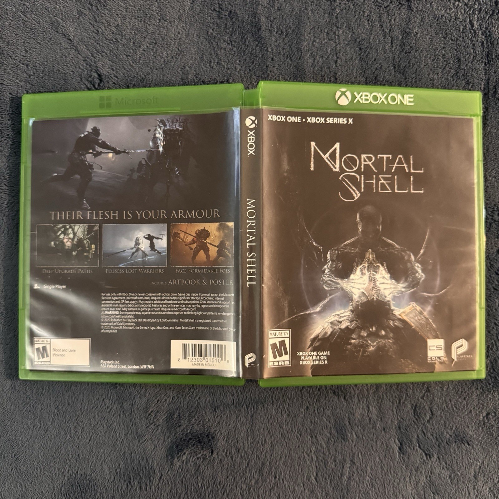 Mortal Shell (Microsoft Xbox One) CIB Complete W/ Poster & Tested