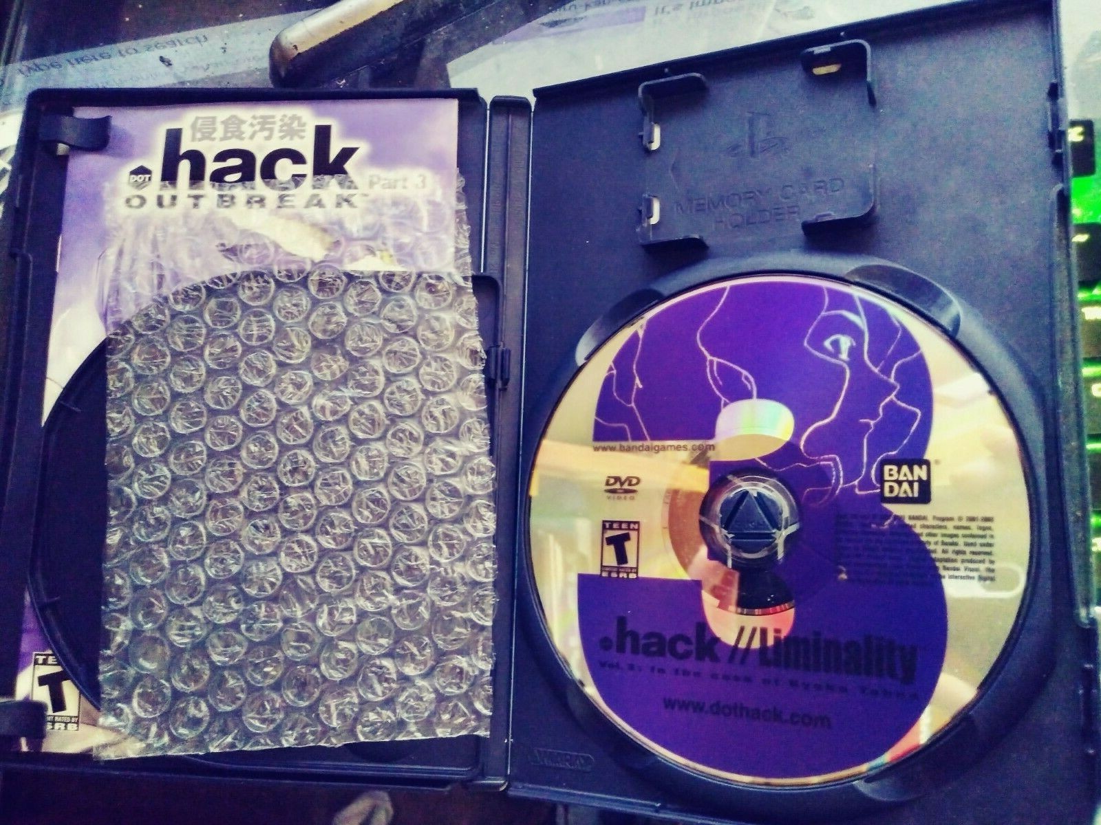 .hack Outbreak Part 3 Ps2 complete