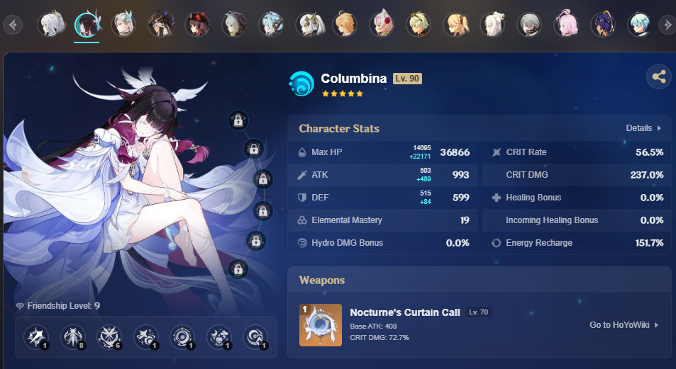 Genshin Impact NA Level 57 Account With 5*