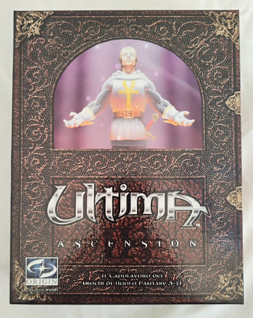 Ultima IX Ascension PC CD-ROM 1^Italian Edition BIG BOX COMPLETE 1999