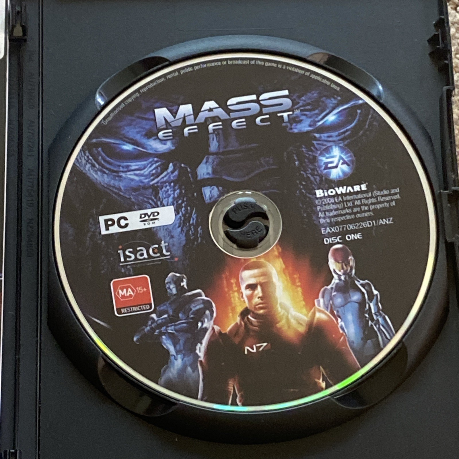 PC DVD Game Bundle Mass Effect + Fallout 3 PC Games MA15+ VGC PAL E. CLEARANCE