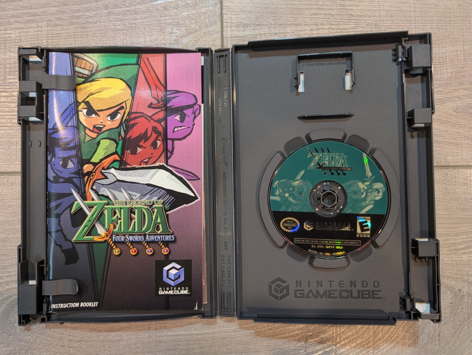 The Legend of Zelda: Four Swords Adventures (GameCube, 2004) Big Box