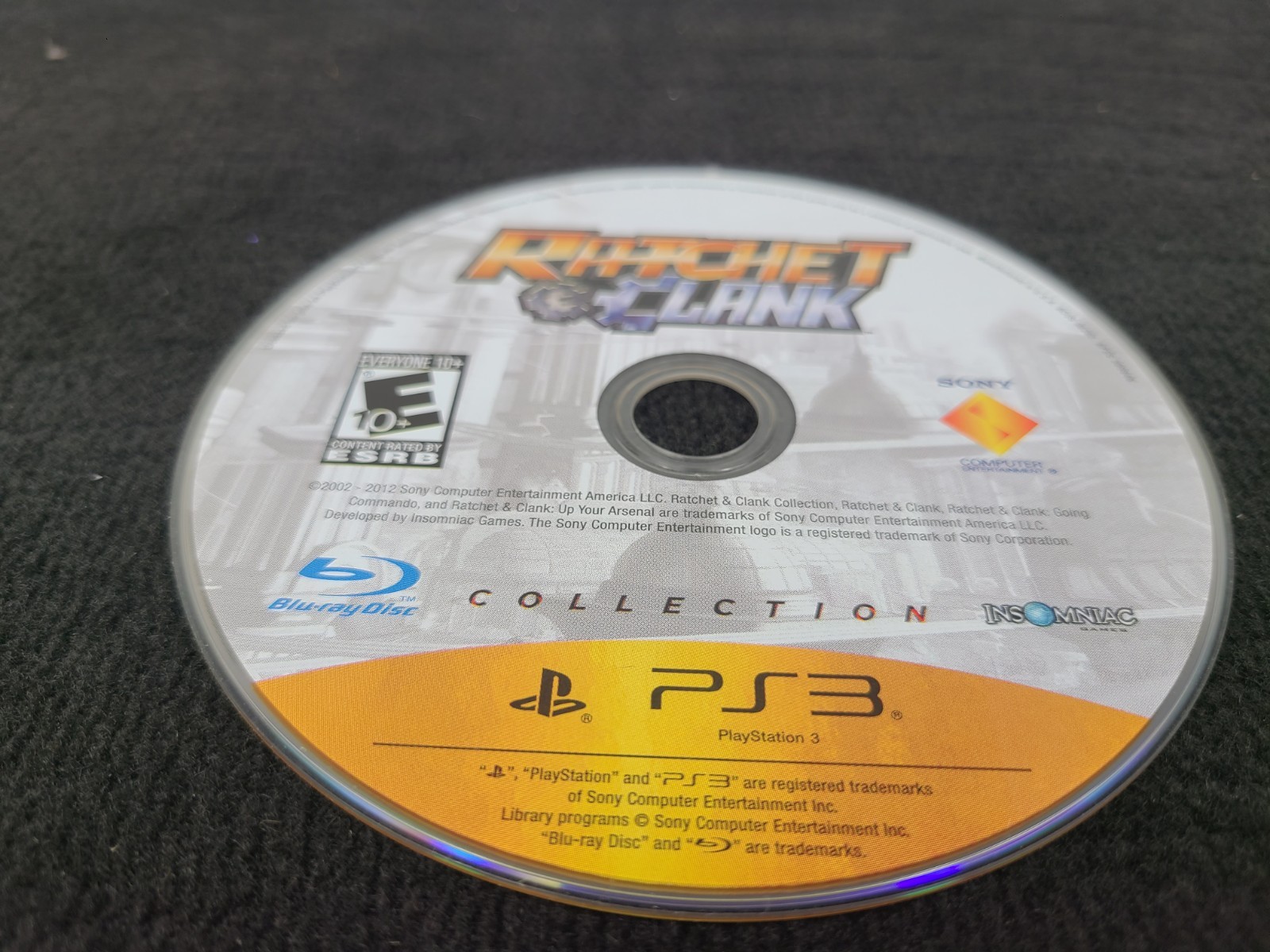 Ratchet & Clank Collection Sony PlayStation 3/PS3, 2012 Disc Only (TESTED)