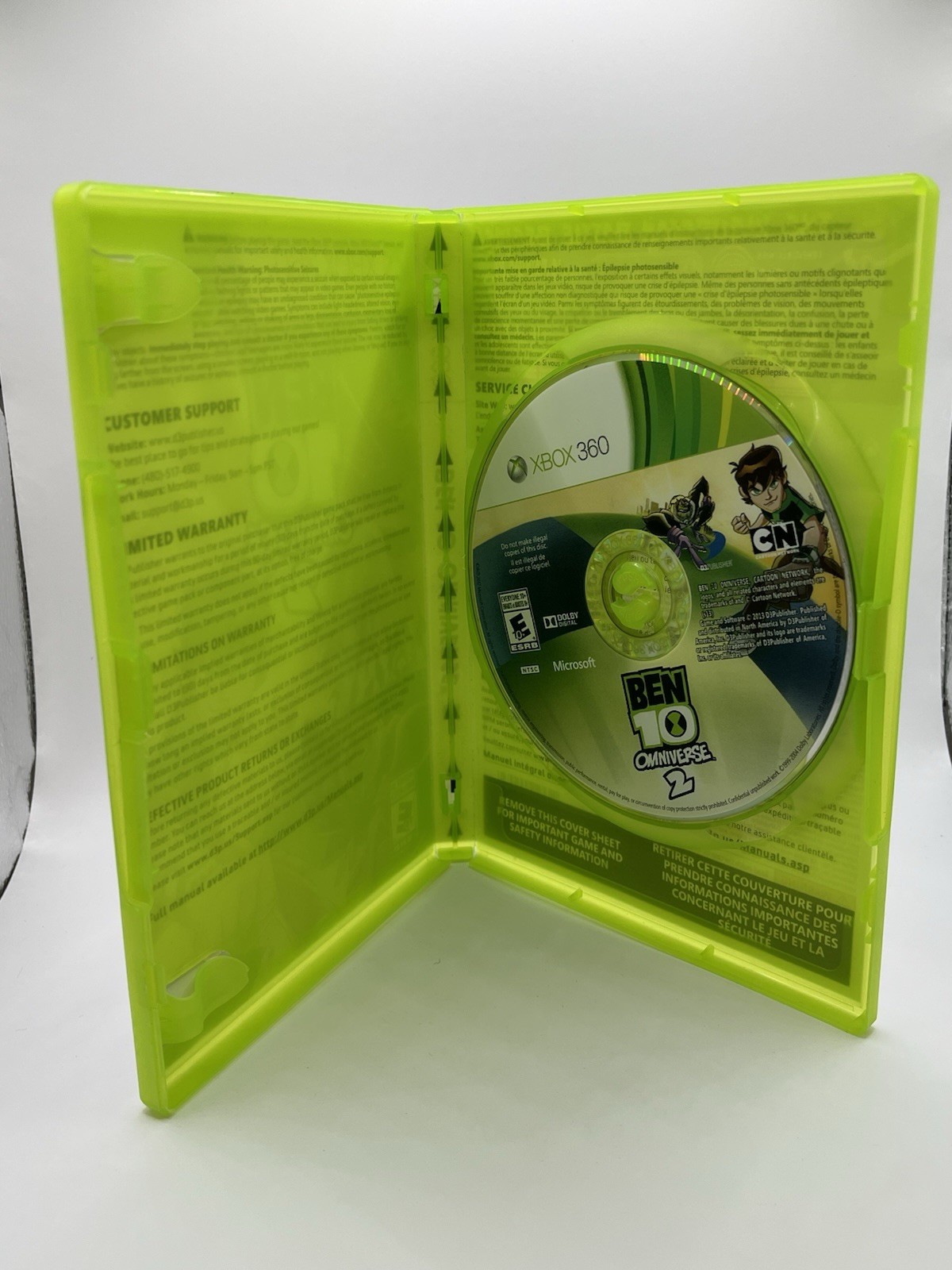Ben 10: Omniverse 2 (Microsoft Xbox 360, 2013) No Manual