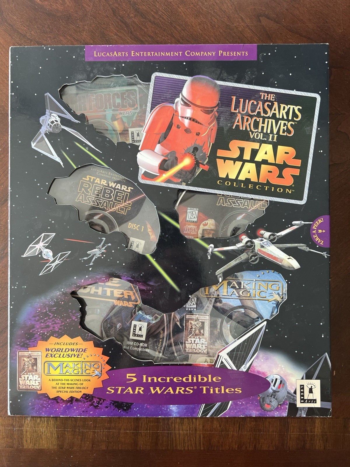 STAR WARS: The LucasArts Archives Vol. II Collection CIB (PC, 1996)