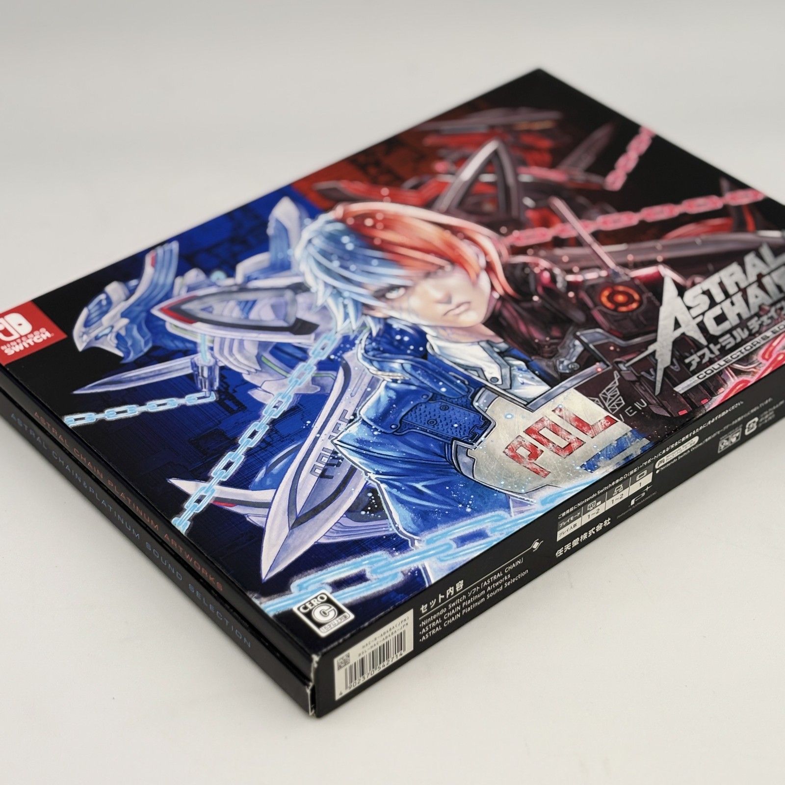 Nintendo Switch Astral Chain Collector’s Edition Game soft Art Book CD Japan