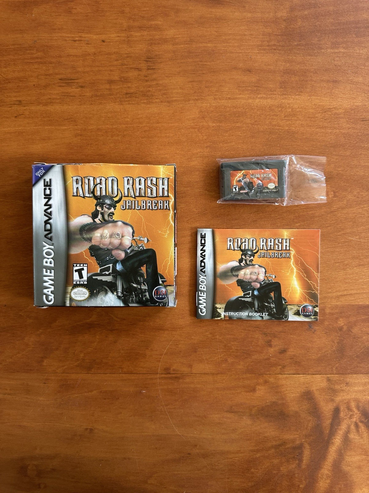 Road Rash: Jailbreak (Nintendo Game Boy Advance GBA) Excellent Cond CIB Complete