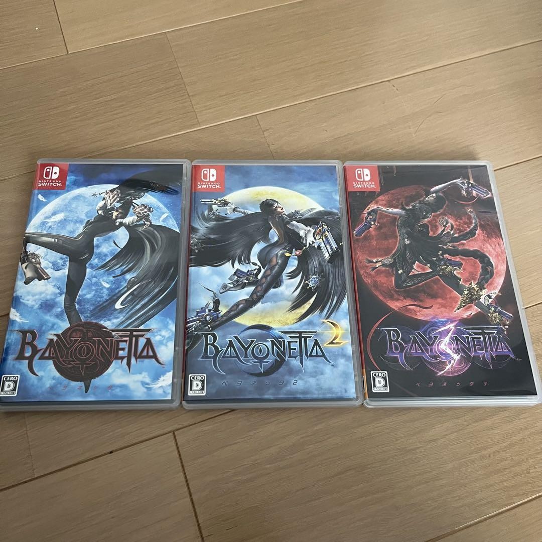 Nintendo Switch Bayonetta 1 & 2 & 3 games set Video 24