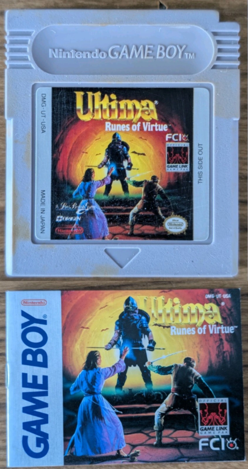 Ultima: Runes of Virtue Game Boy 1992