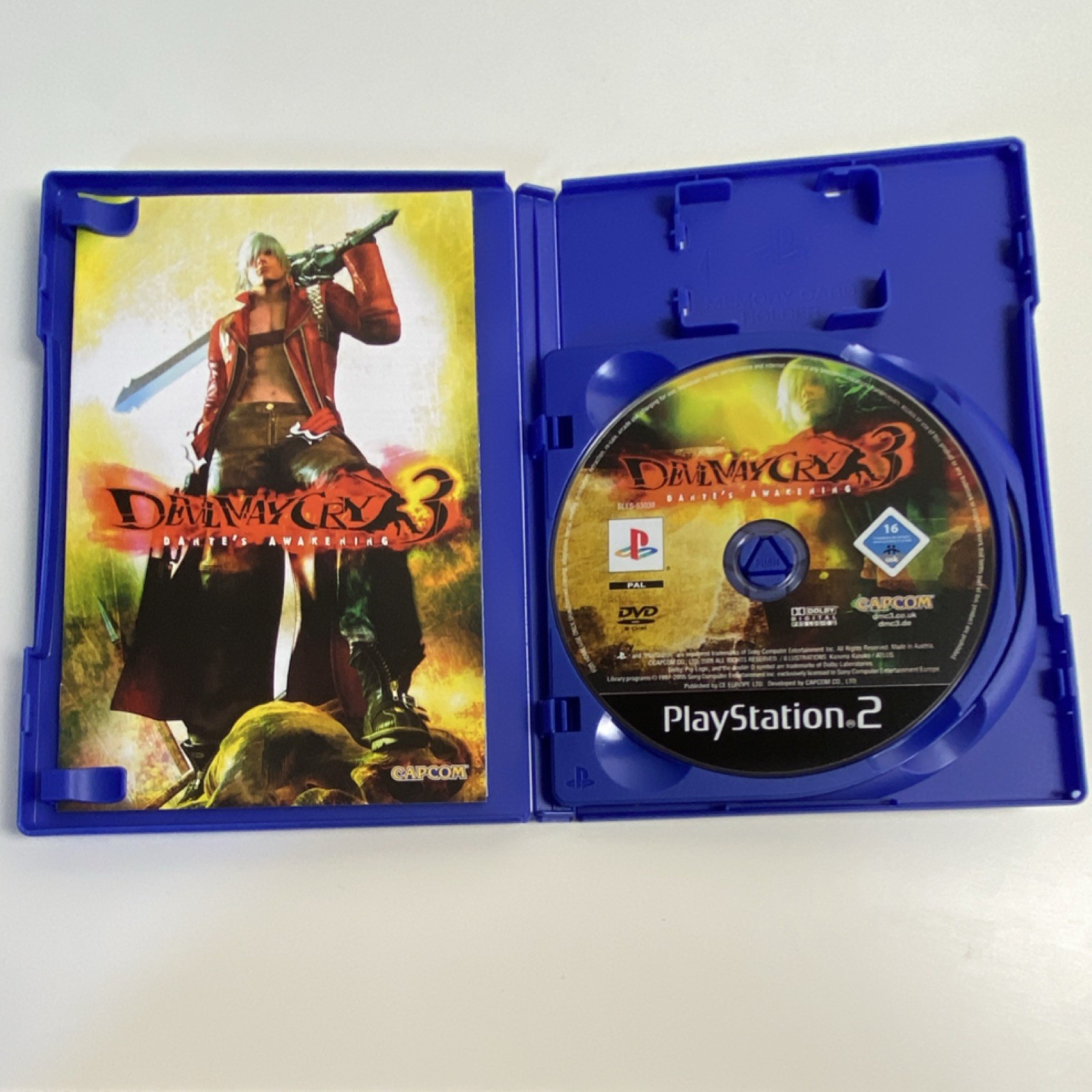 Capcom Devil May Cry 3 PAL Spain Dante’s Awakening PS2