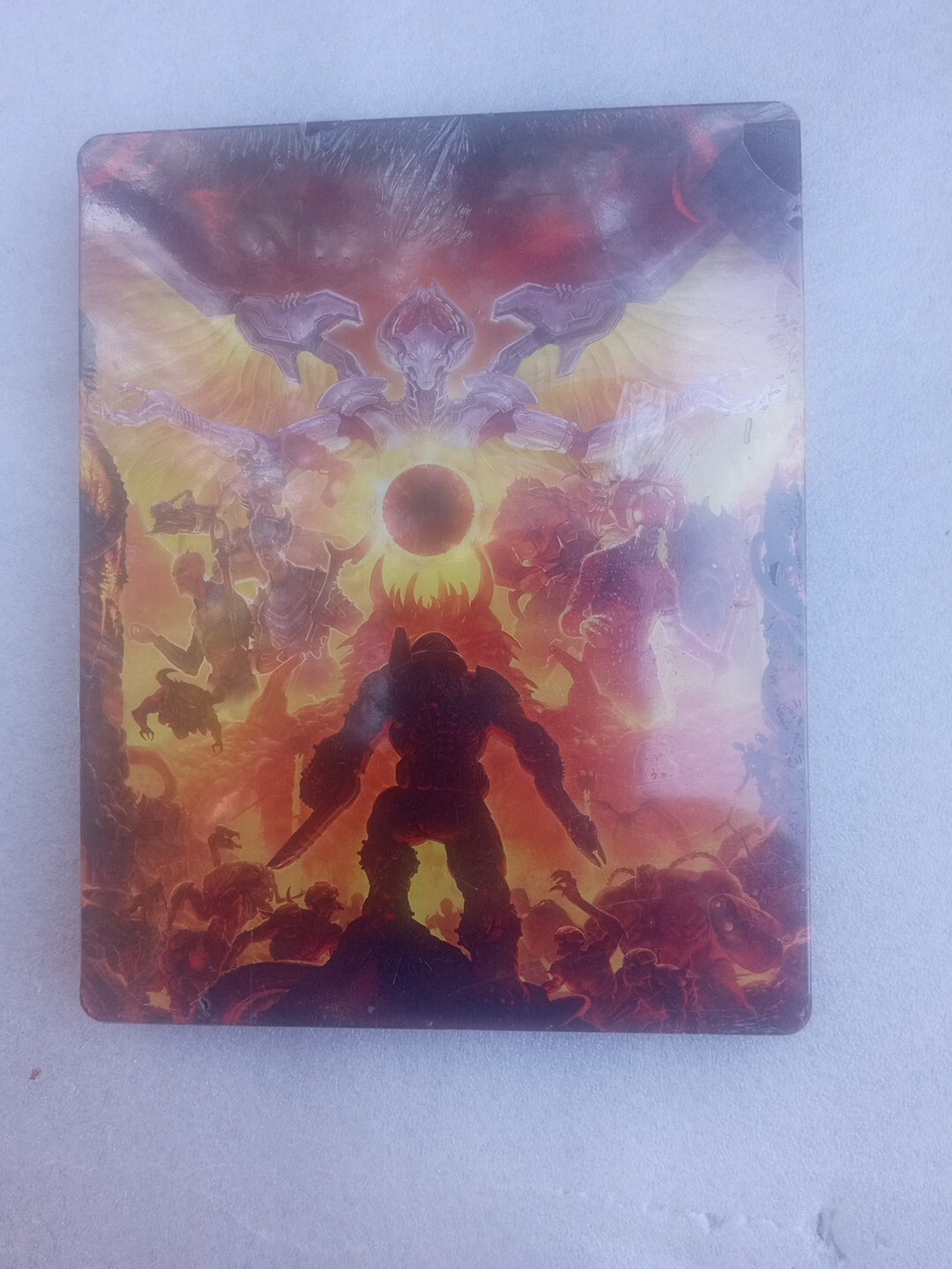 New! Doom: Eternal Steelbook Case (No Game Included) – PS4 + Xbox One -Sealed