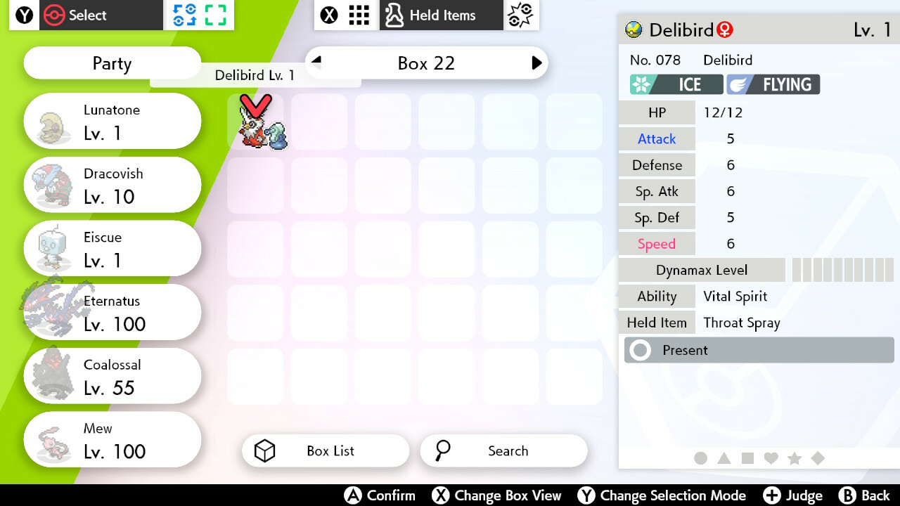 Pokemon Sword & Shield Throat Spray