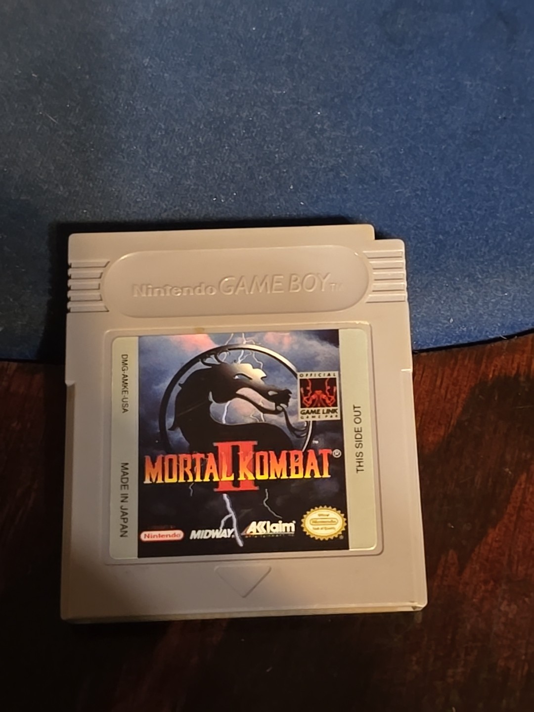 Mortal Kombat II Nintendo Game Boy — Shell Only – No Game Circuit Board