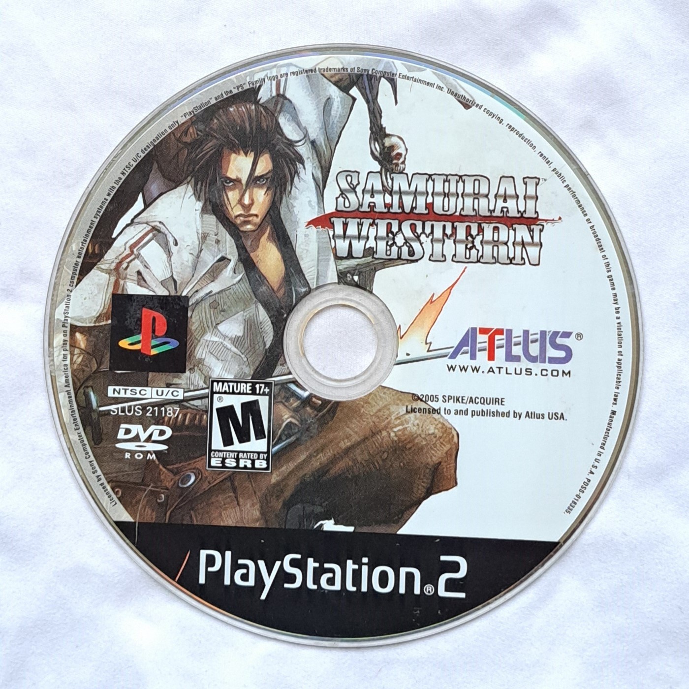 Samurai Western Sony PlayStation 2 PS2 Atlus Video Game Disc Only – Video Tested