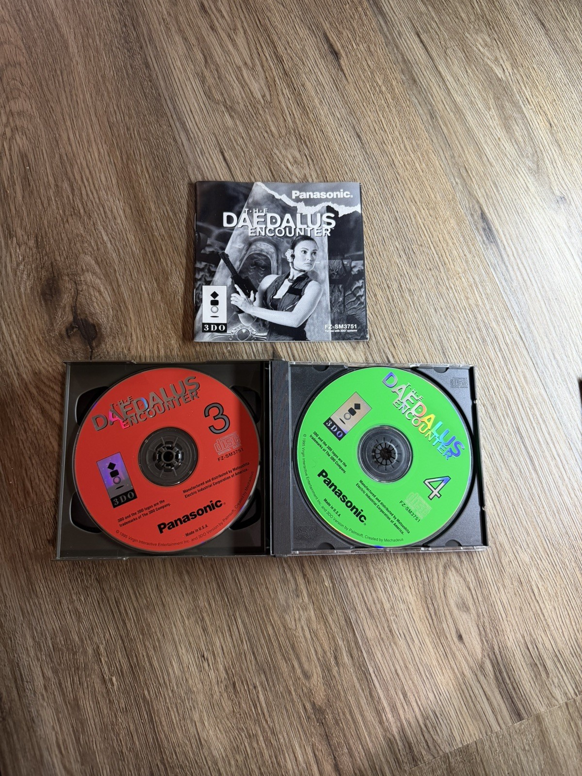 The Daedalus Encounter – Panasonic 3DO – All 4 Discs!