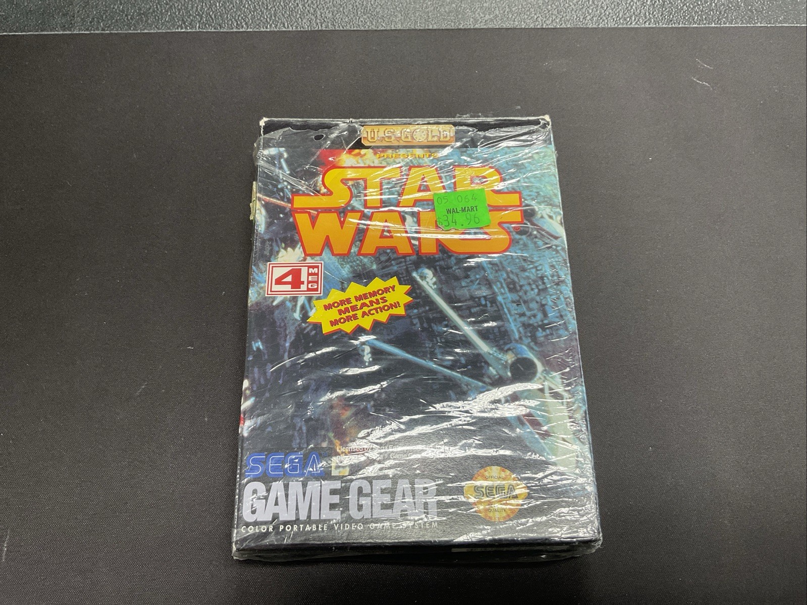 Star Wars SEGA Game Gear Authentic Cart Manual & Box