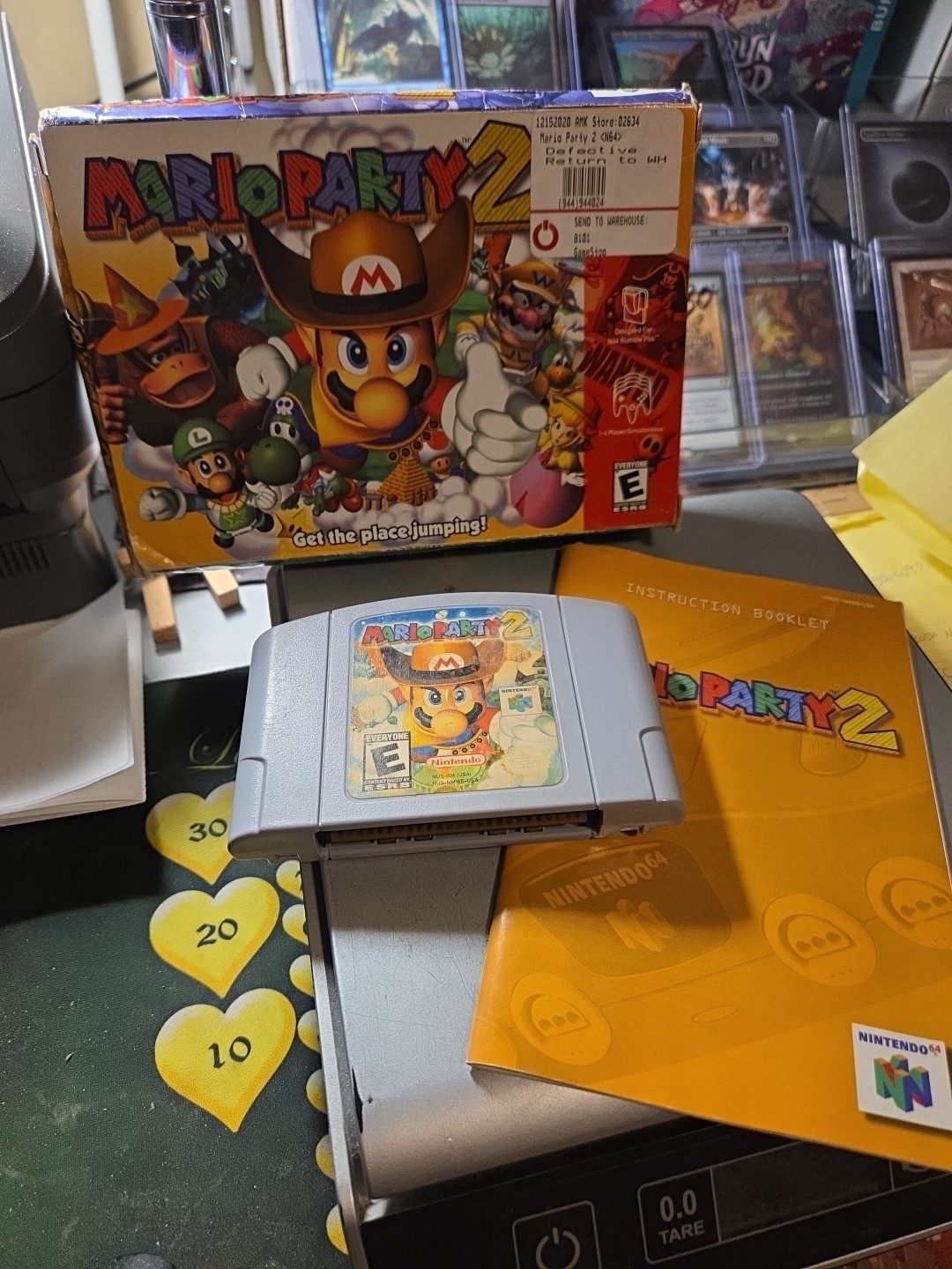 Mario Party 2 N64 Nintendo 64 Complete CIB Authentic! W Manual