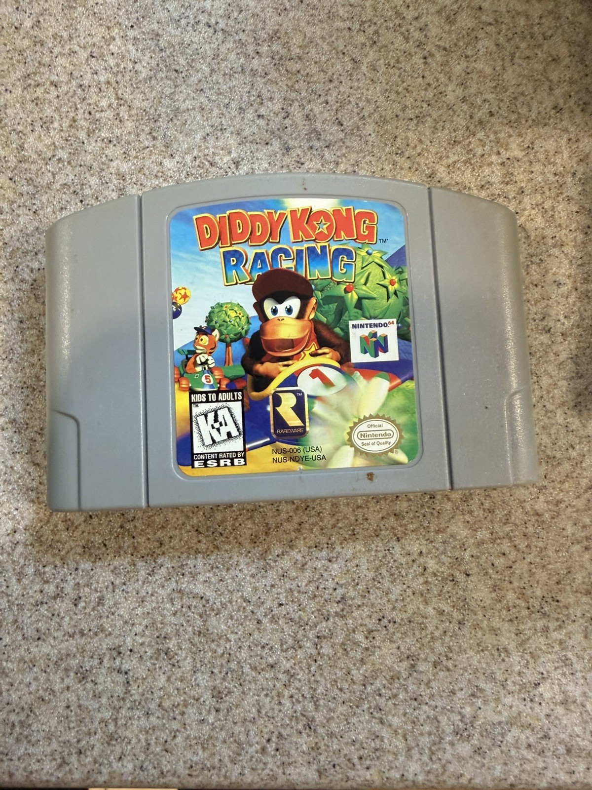 Nintendo 64 Diddy Kong racing vintage N64