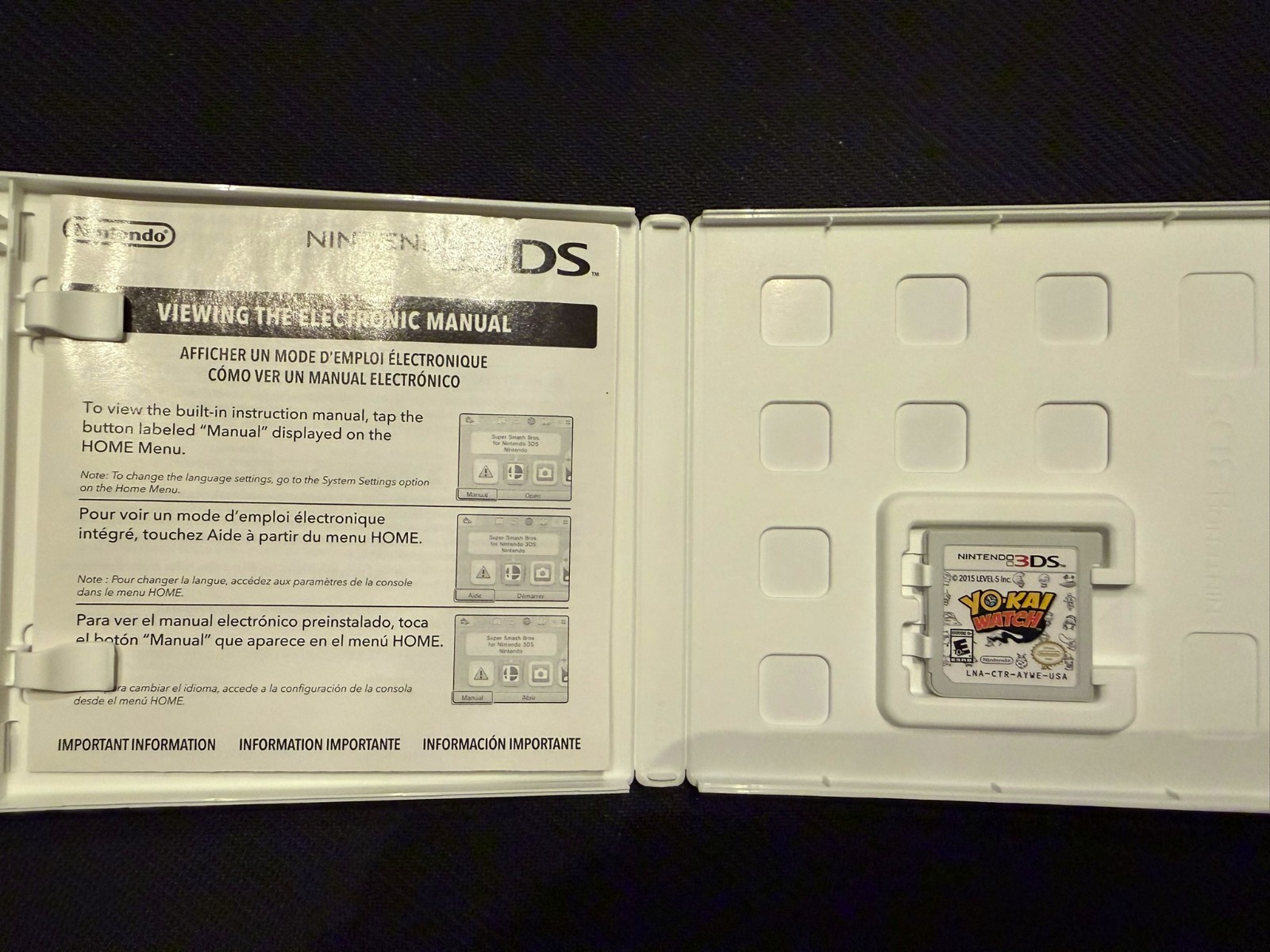 Yo-Kai Watch Nintendo 3DS CIB Authentic NTSC-U/C
