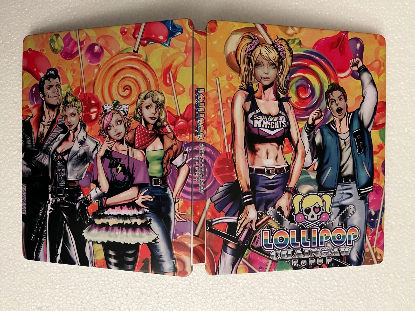 Lollipop Chainsaw Repop Custom-Made G2 Steelbook Case PS4/PS5 (NO GAME)