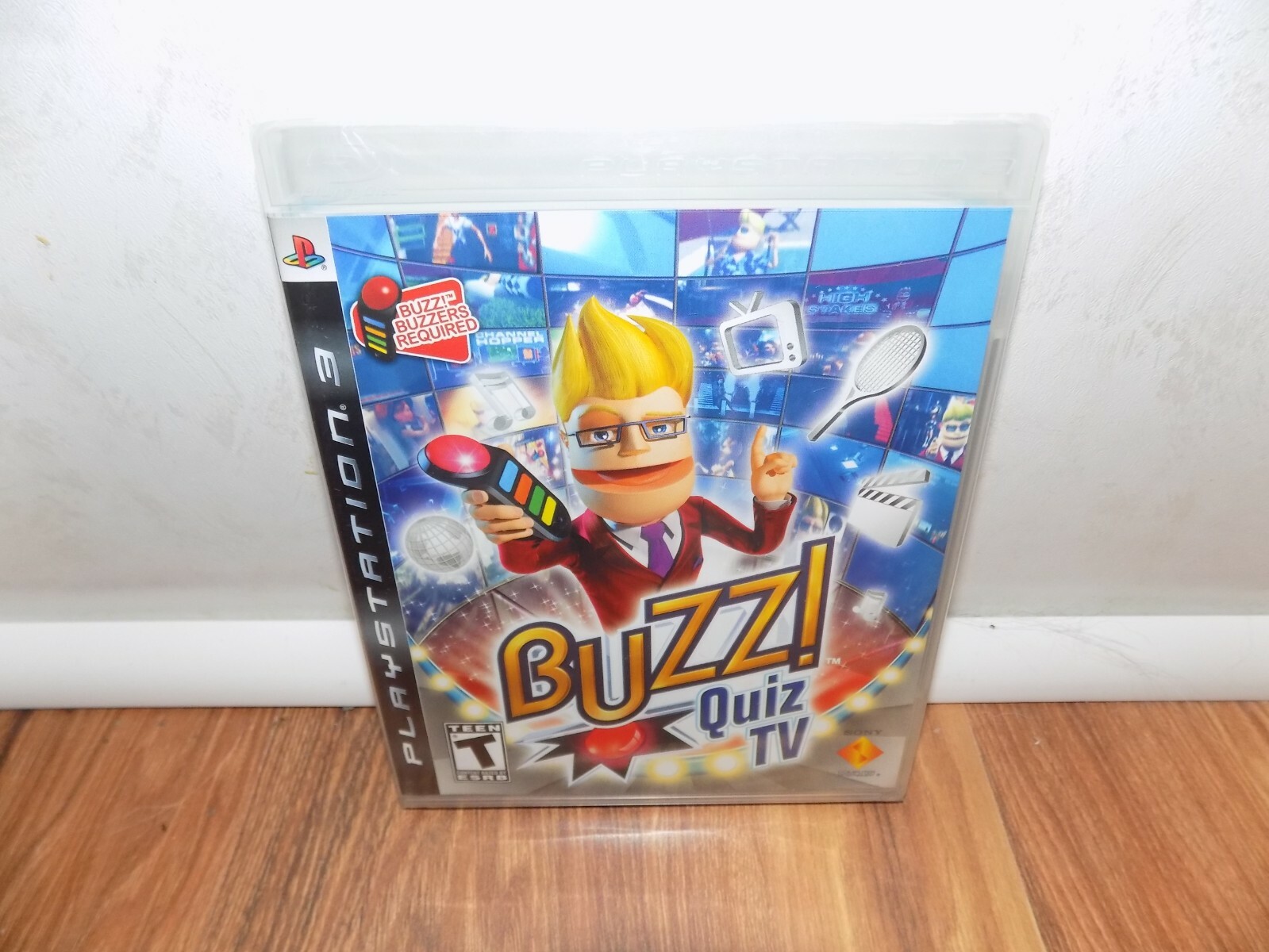 Buzz Quiz TV (Sony PlayStation 3, 2008) GAME ONLY – CONTROLLERS NOT INCLUDED NEW