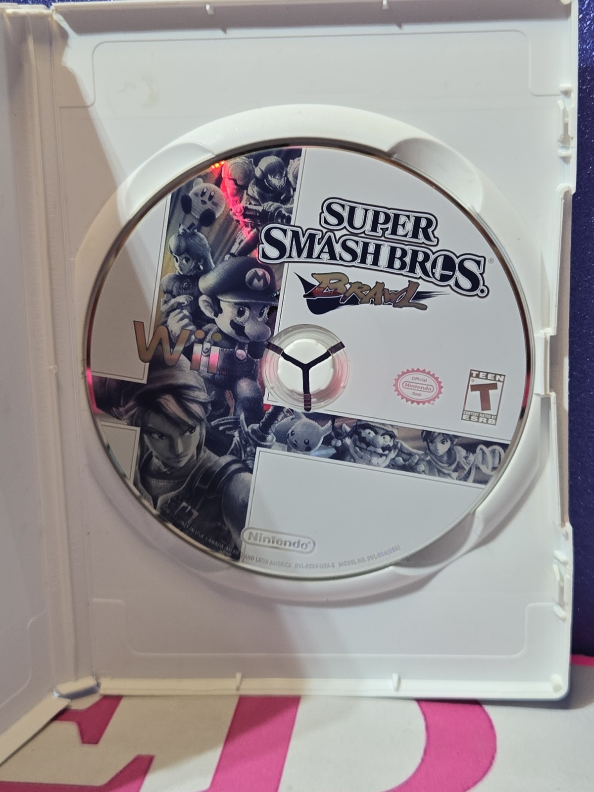 Super Smash Bros Brawl (Nintendo, Wii) Disc Only