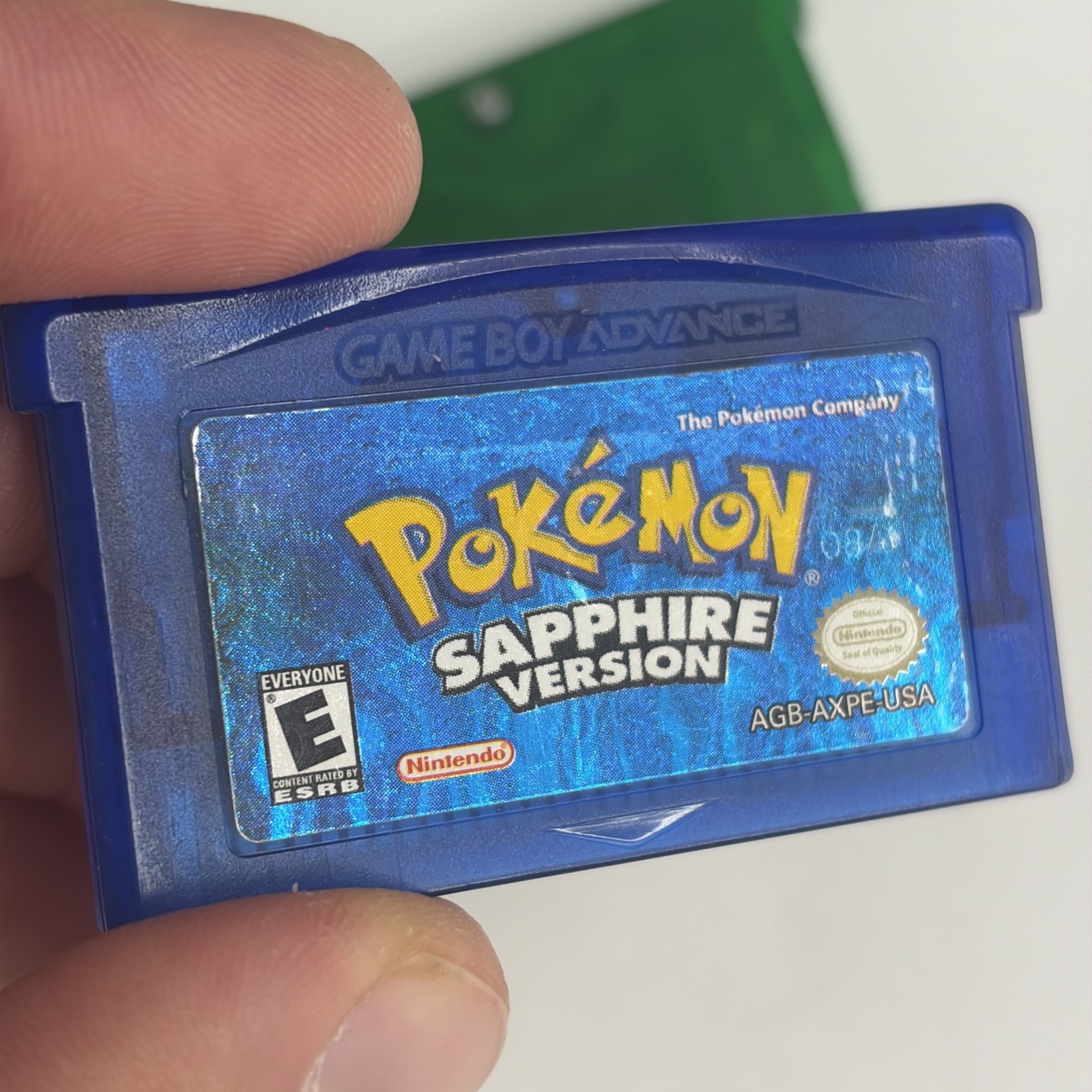 Pokemon Emerald Ruby Sapphire Version Authentic New Battery Gameboy Advance