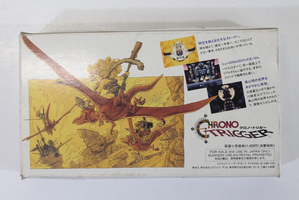 Chrono Trigger Boxed W/ Manual CIB Nintendo SFC Japan Import US Seller OEM