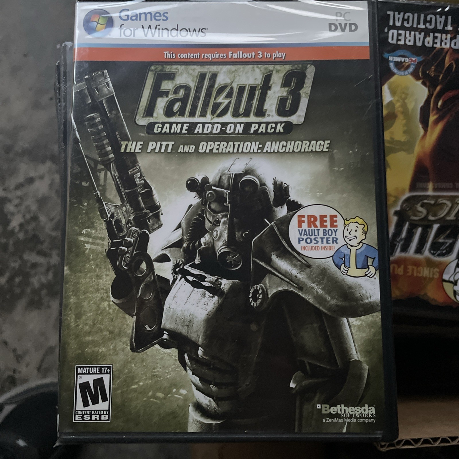 Fallout 3 THE PITT & OPERATION ANCHORAGE Add-On Pack PC NEW SEALED FREE SHIPPING