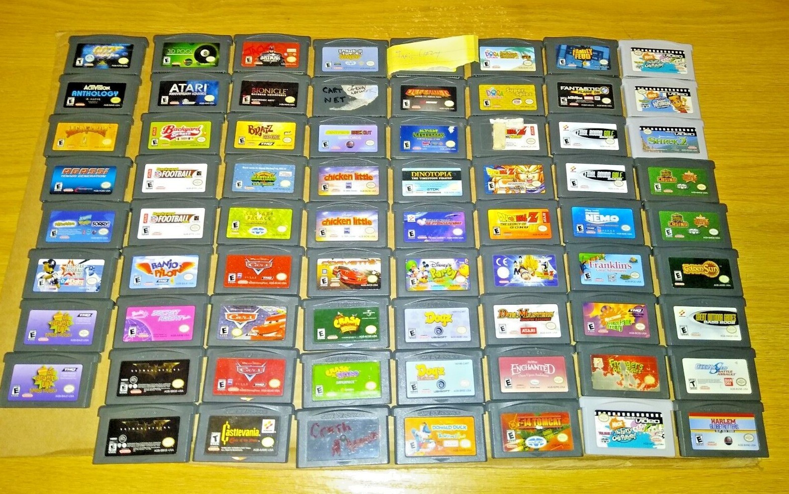 Nintendo Gameboy Advance Cartridges – Tested
