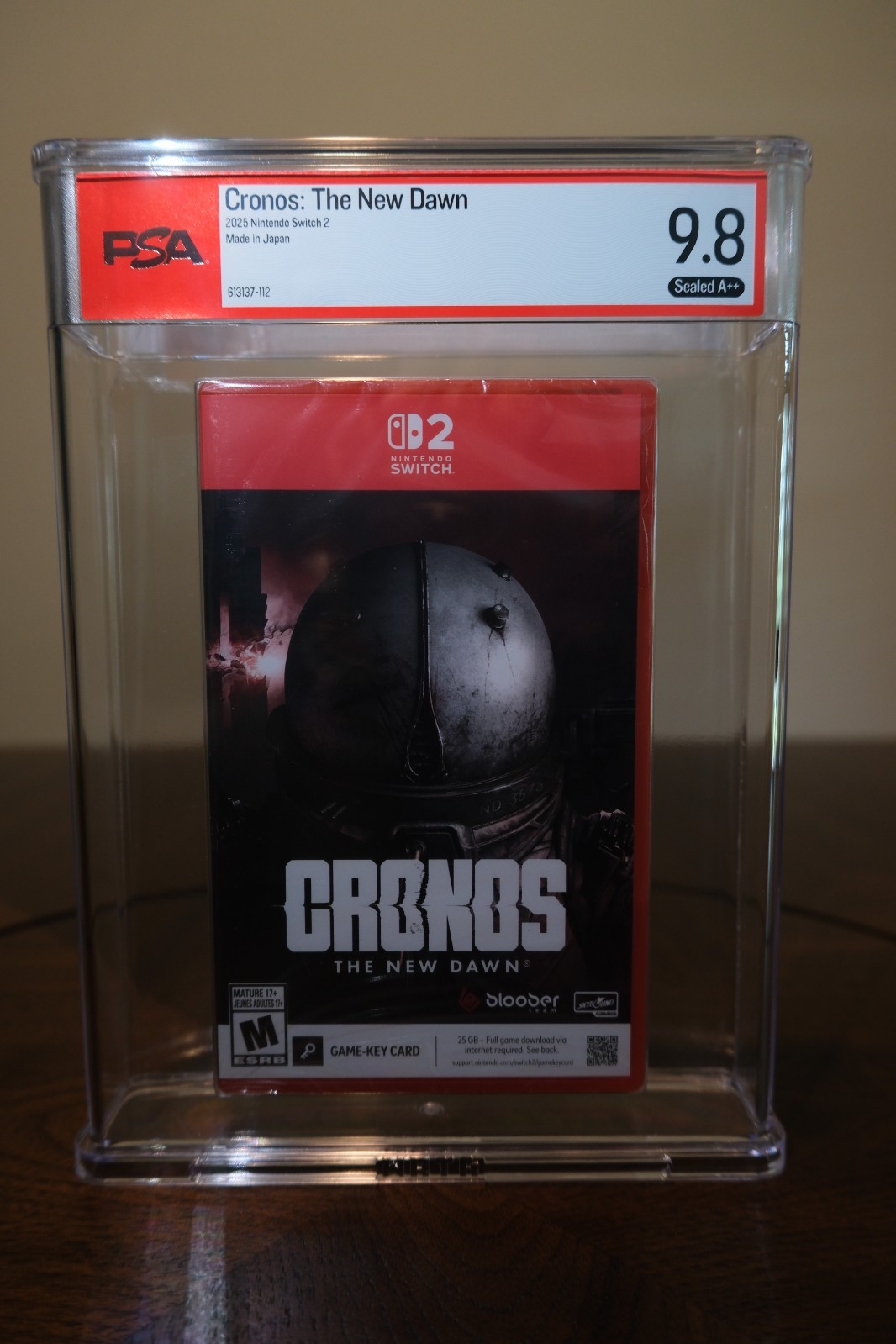 Cronos The New Dawn Nintendo Switch 2 PSA 9.8 A++ Graded Next-Gen Horror Rare