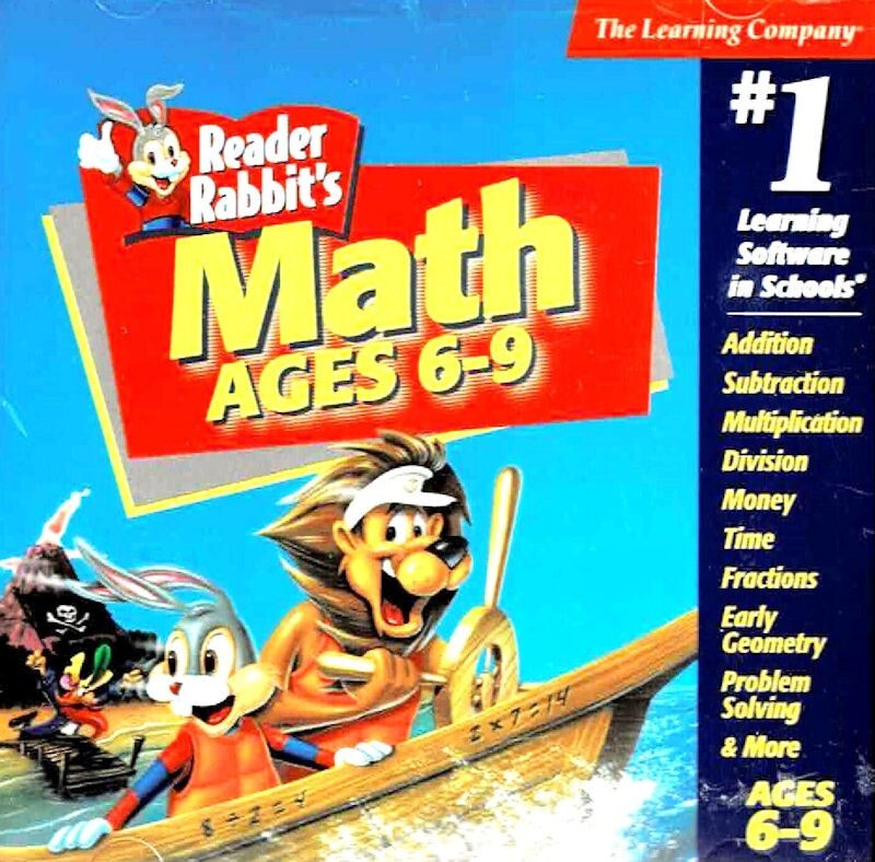 READER RABBIT’S MATH AGES 6-9 1998 +1Clk Windows 11 10 8 7 Vista XP Install