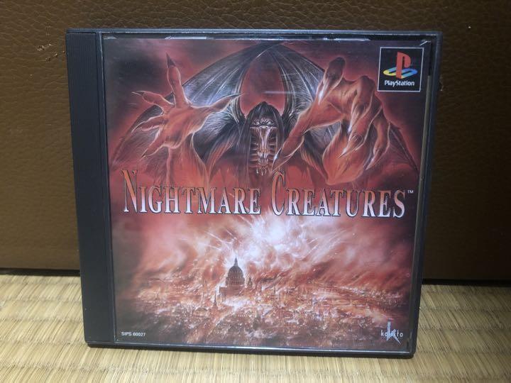 Nightmare Creatures Boxed Manual 1998 Japan import