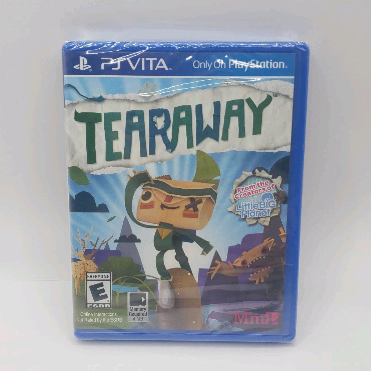 Tearaway (PS Vita, PlayStation) Brand New, Black Label, Near Mint
