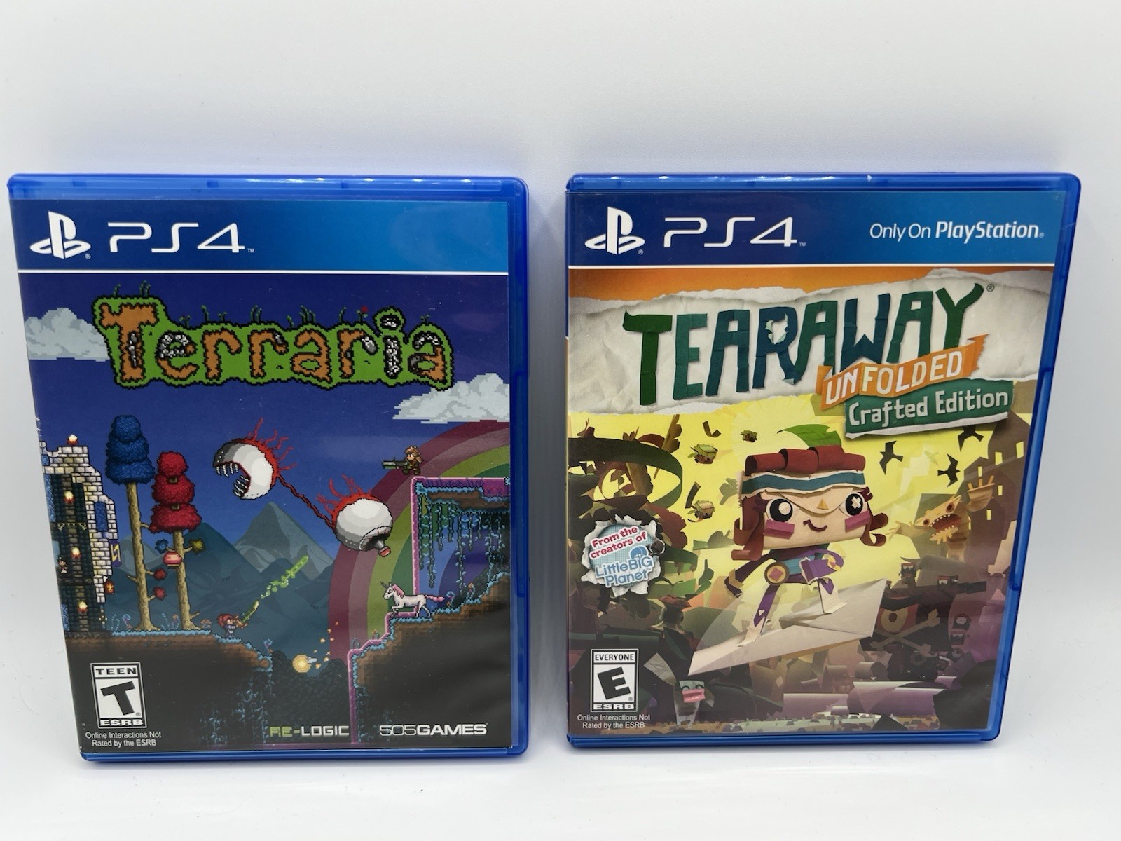 Ps4 Terraria & Tearaway Unfolded Crafted Edition – Sony PlayStation 4 – Tested