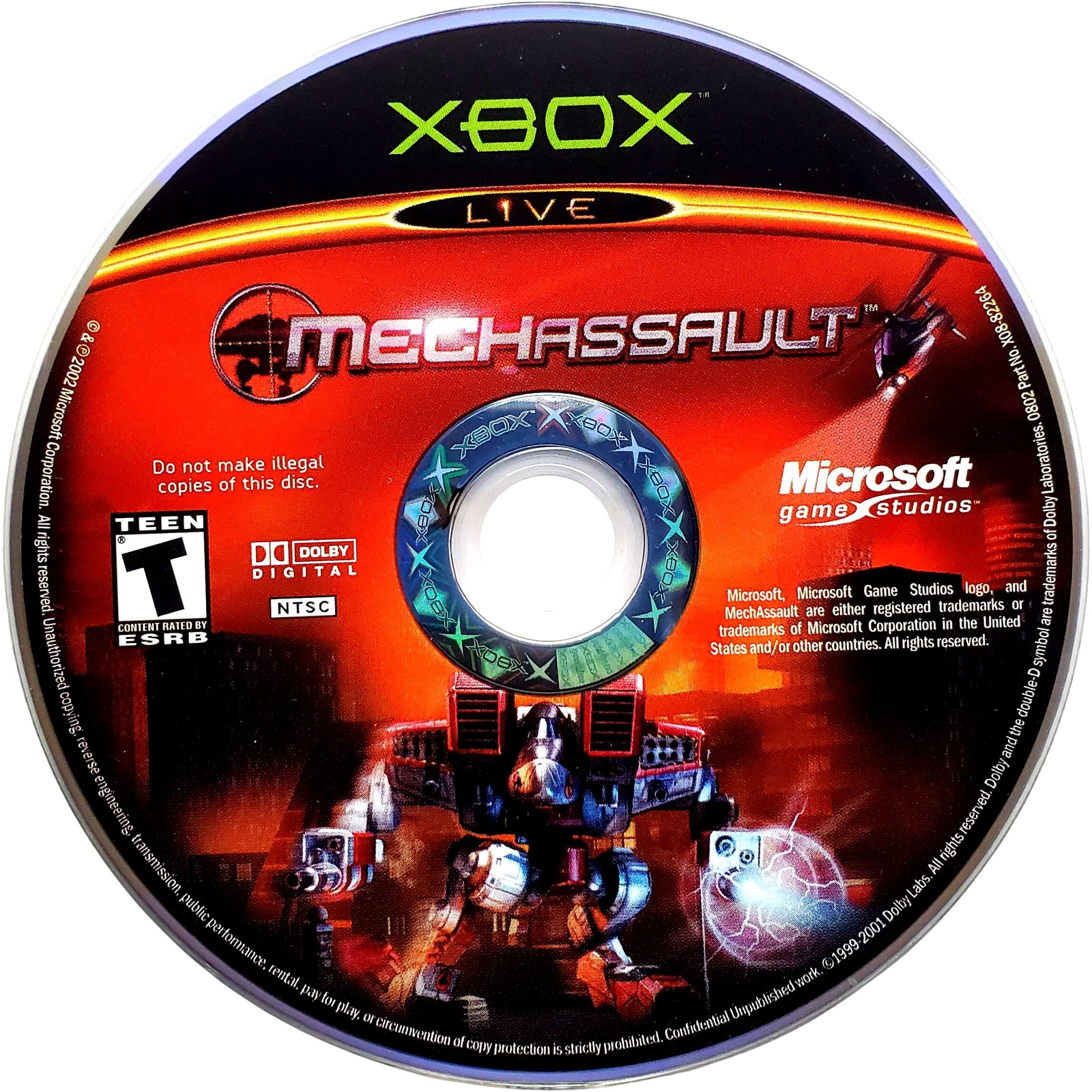MechAssault – Microsoft Xbox Pristine Tested Authentic 180 Day Guarantee