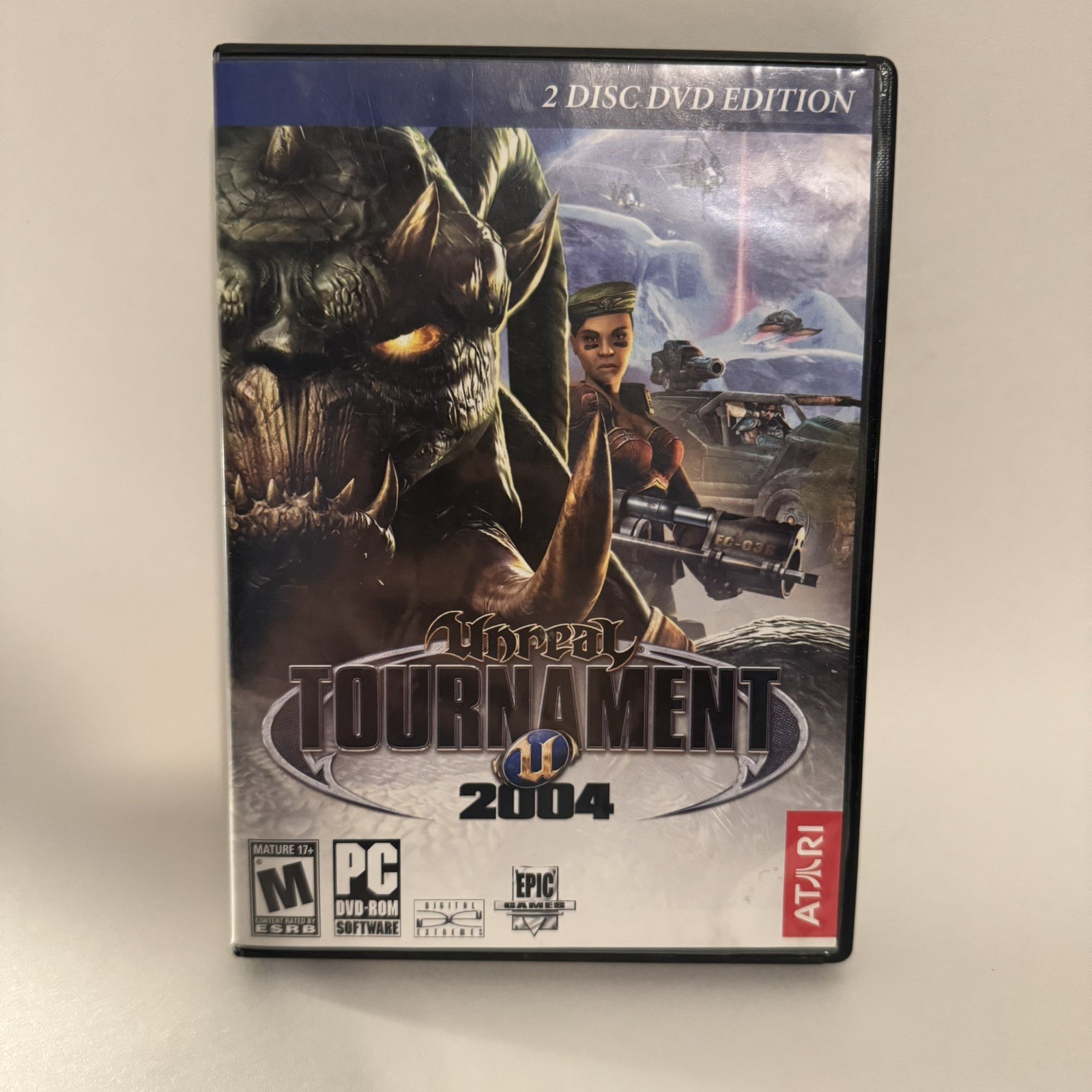 Unreal Tournament 2004 2 Disc DVD Edition Complete in Box
