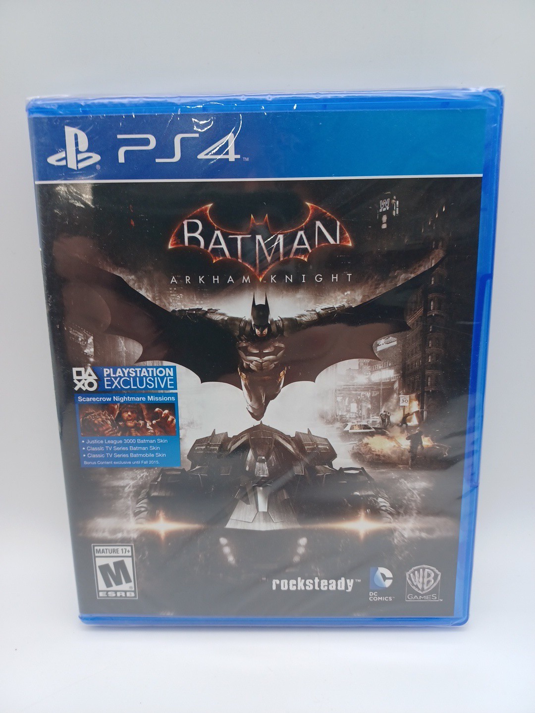 Batman: Arkham Knight Sony PlayStation 4 PS4 New Sealed (No Barcode Version)