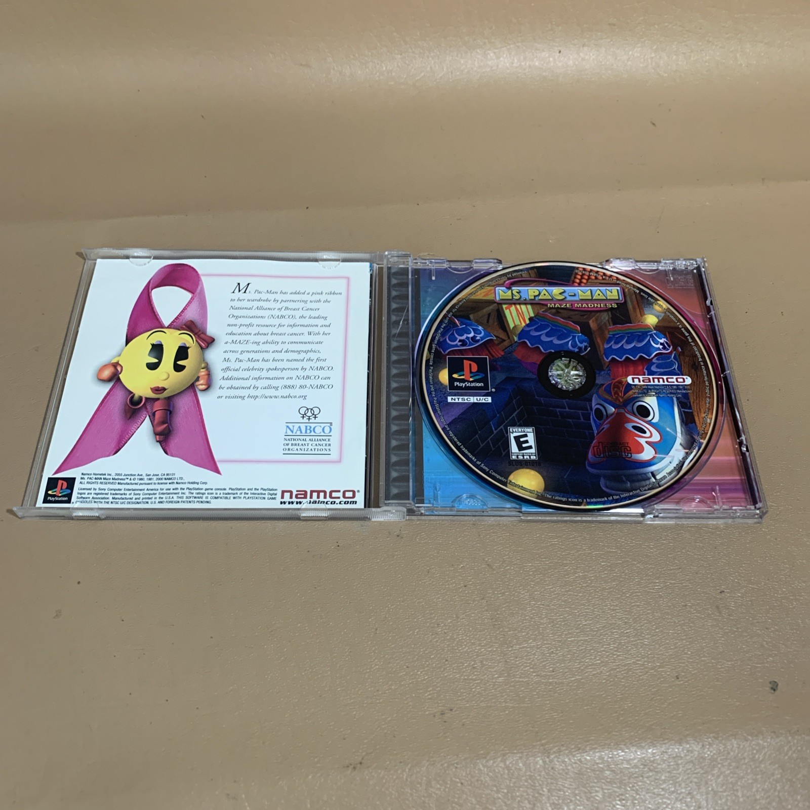 Ms. Pac-Man: Maze Madness (Sony PlayStation 1, PS1, 2000) Complete CIB