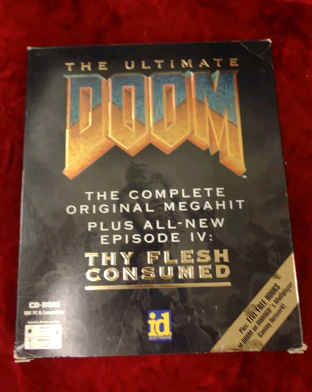 The Ultimate Doom PC Big Box & Instruction Manual Only NO GAME