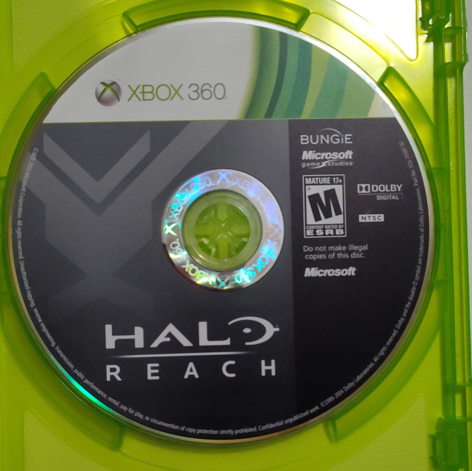 Microsoft Studios Halo: Reach (Halo Series) Xbox 360 Game w/ Case M